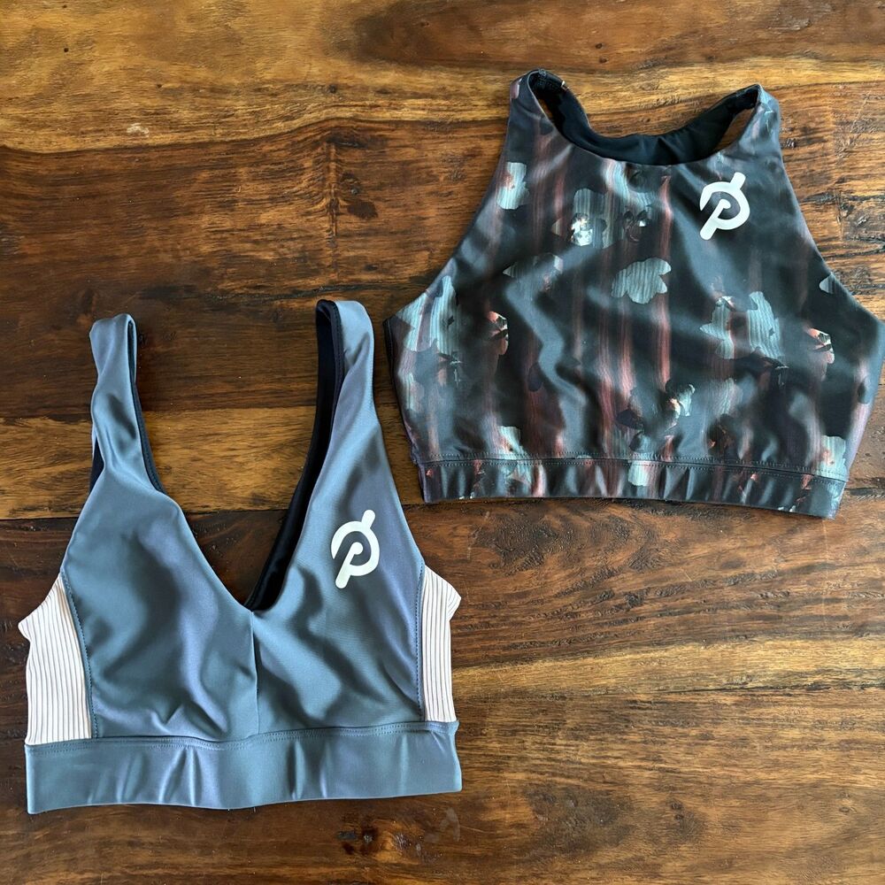 Peloton Sports Bras Fitness Exercise Gym Yoga Activewear Small Set Of 2